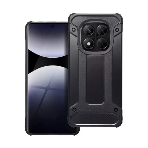 Defender szilikon telefonvédő (ütésállóság, légpárnás sarok, fémhatás) FEKETE