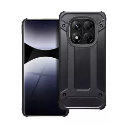   Defender szilikon telefonvédő (ütésállóság, légpárnás sarok, fémhatás) FEKETE