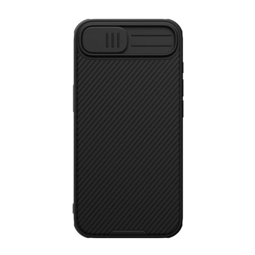 NILLKIN CAMSHIELD PRO szilikon telefonvédő (ütésállóság, kameravédő, csíkos) FEKETE