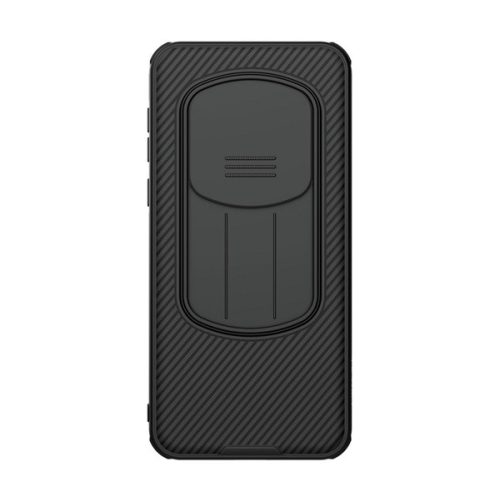 NILLKIN CAMSHIELD PRO szilikon telefonvédő (ütésállóság, kameravédő, csíkos) FEKETE