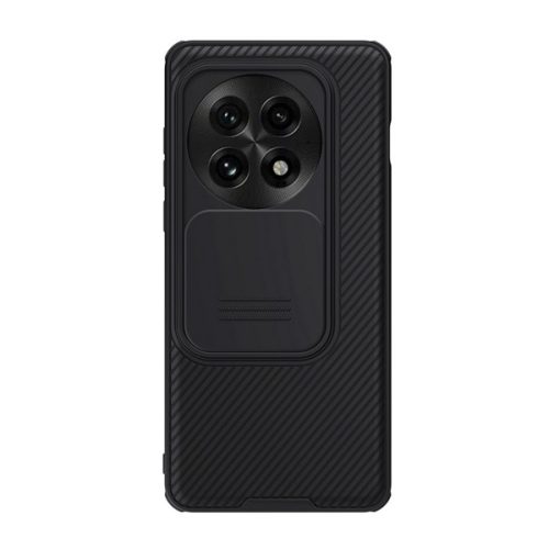 NILLKIN CAMSHIELD PRO szilikon telefonvédő (ütésállóság, kameravédő, csíkos) FEKETE