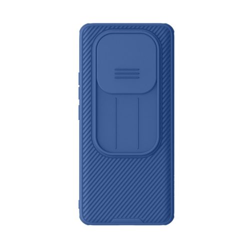 NILLKIN CAMSHIELD PRO szilikon telefonvédő (ütésállóság, kameravédő, csíkos) SÖTÉTKÉK
