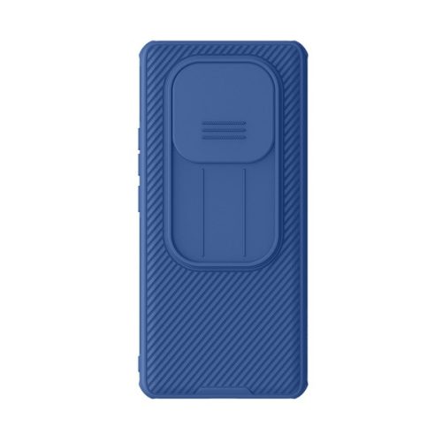 NILLKIN CAMSHIELD PRO szilikon telefonvédő (ütésállóság, kameravédő, csíkos) SÖTÉTKÉK
