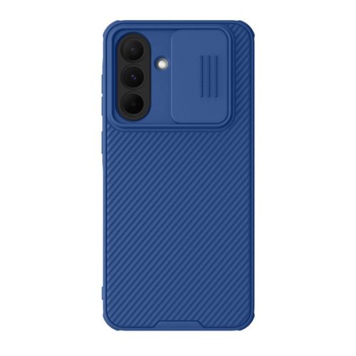 NILLKIN CAMSHIELD PRO szilikon telefonvédő (ütésállóság, kameravédő, csíkos) SÖTÉTKÉK