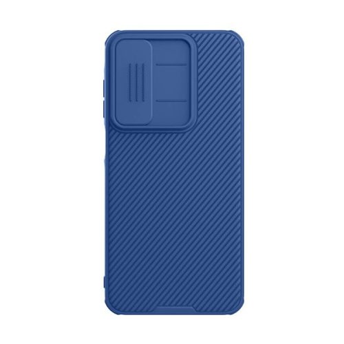 NILLKIN CAMSHIELD PRO szilikon telefonvédő (ütésállóság, kameravédő, csíkos) SÖTÉTKÉK