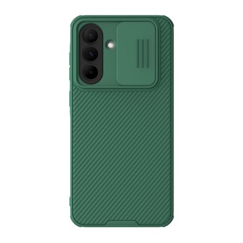 NILLKIN CAMSHIELD PRO szilikon telefonvédő (ütésállóság, kameravédő, csíkos) SÖTÉTZÖLD