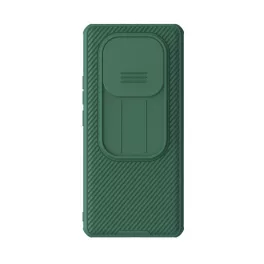   NILLKIN CAMSHIELD PRO szilikon telefonvédő (ütésállóság, kameravédő, csíkos) SÖTÉTZÖLD