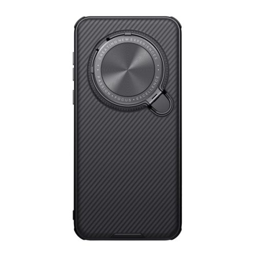 NILLKIN CAMSHIELD PROP MAGNETIC szilikon telefonvédő (ütésállóság, kameravédő, kitámasztó, csíkos) FEKETE