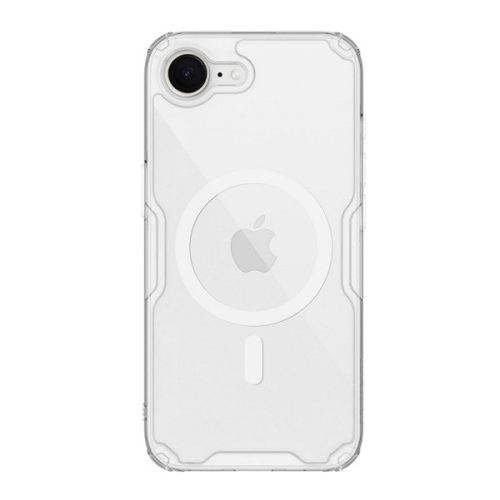 NILLKIN NATURE PRO MAGNETIC műanyag telefonvédő (ütésállóság, légpárnás sarok, MagSafe) ÁTLÁTSZÓ