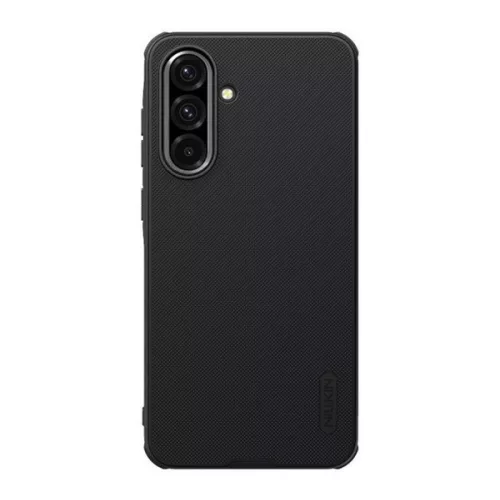 NILLKIN SUPER FROSTED PRO műanyag telefonvédő (ütésállóság, gumírozott, érdes felület) FEKETE