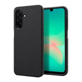   SPIGEN LIQUID AIR szilikon telefonvédő (ütésállóság, légpárnás sarok, rombusz) FEKETE
