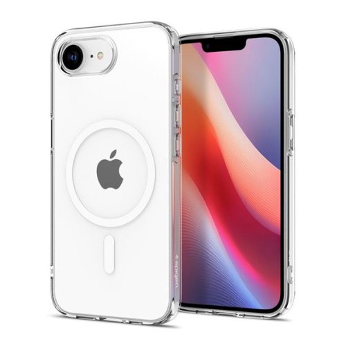SPIGEN LIQUID CRYSTAL MAGSAFE szilikon telefonvédő (ütésállóság, légpárnás sarok, MagSafe) ÁTLÁTSZÓ
