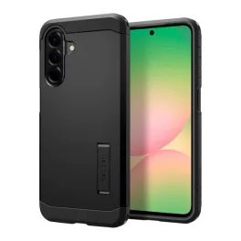   SPIGEN TOUGH ARMOR szilikon telefonvédő (ütésállóság, kitámasztó) FEKETE