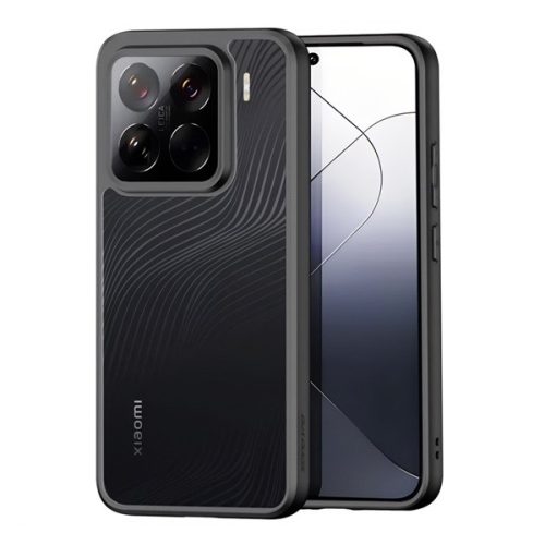 DUX DUCIS AIMO szilikon telefonvédő (ütésállóság, kameravédő, matt, hullám) FEKETE