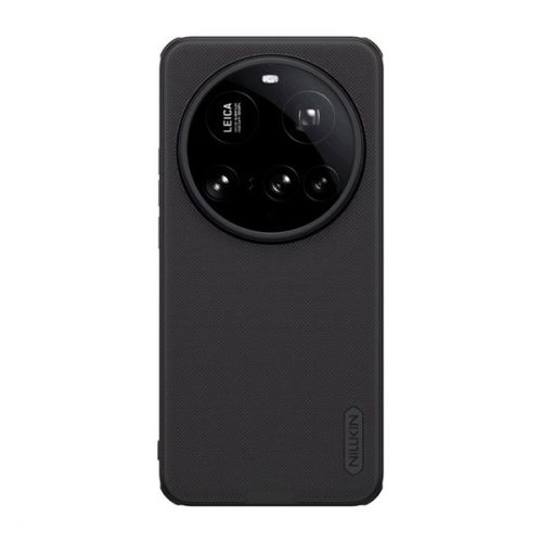 NILLKIN SUPER FROSTED PRO műanyag telefonvédő (ütésállóság, gumírozott, érdes felület) FEKETE