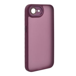   Szilikon telefonvédő (ütésállóság, akril hátlap, kameravédő) LILA