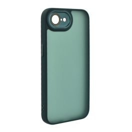   Szilikon telefonvédő (ütésállóság, akril hátlap, kameravédő) SÖTÉTZÖLD