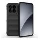 Szilikon telefonvédő (ütésállóság, kameravédő, 3D) FEKETE