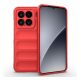 Szilikon telefonvédő (ütésállóság, kameravédő, 3D) PIROS