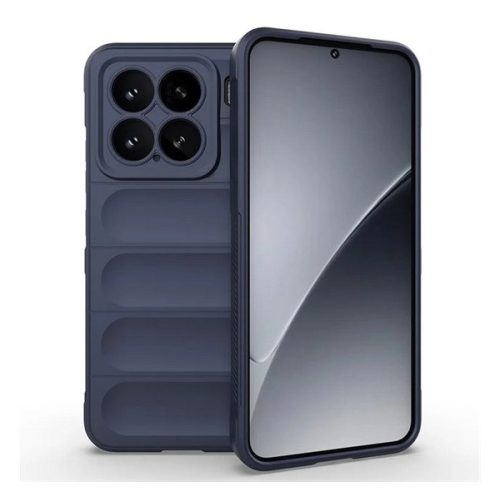Szilikon telefonvédő (ütésállóság, kameravédő, 3D) SÖTÉTKÉK
