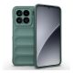 Szilikon telefonvédő (ütésállóság, kameravédő, 3D) SÖTÉTZÖLD