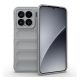 Szilikon telefonvédő (ütésállóság, kameravédő, 3D) VILÁGOSSZÜRKE