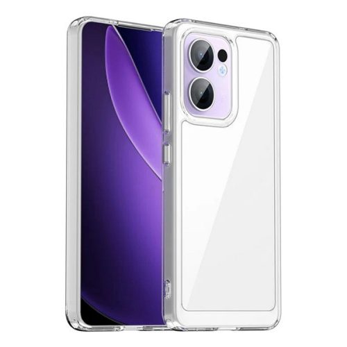 Szilikon telefonvédő (ütésállóság, átlátszó hátlap) ÁTLÁTSZÓ