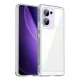 Szilikon telefonvédő (ütésállóság, átlátszó hátlap) ÁTLÁTSZÓ