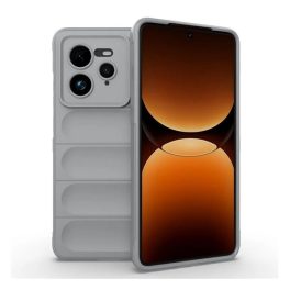 Szilikon telefonvédő (ütésállóság, kameravédő, 3D) VILÁGOSSZÜRKE   Szilikon telefonvédő (ütésállóság, kameravédő, 3D) VILÁGOSSZÜRKE