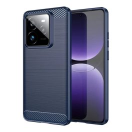 Szilikon telefonvédő (ütésállóság, légpárnás sarok, szálcsiszolt, karbon minta) SÖTÉTKÉK   Szilikon telefonvédő (ütésállóság, légpárnás sarok, szálcsiszolt, karbon minta) SÖTÉTKÉK
