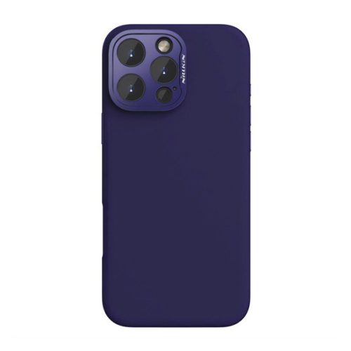 NILLKIN LENSWING MAGNETIC műanyag telefonvédő (matt, mikrofiber plüss belső, kameravédő, MagSafe) LILA