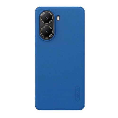 NILLKIN SUPER FROSTED PRO műanyag telefonvédő (ütésállóság, gumírozott, érdes felület) SÖTÉTKÉK