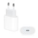 APPLE hálózati töltő Type-C aljzat (20W, PD gyorstöltő, MUVV3ZM/A és MHJE3ZM/A utód) FEHÉR