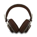 GUESS PU 4G METAL LOGO bluetooth fejhallgató SZTEREO (v5.3, mikrofon, zajszűrő) SÖTÉTBARNA