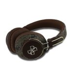 GUESS PU 4G METAL LOGO bluetooth fejhallgató SZTEREO (v5.3, mikrofon, zajszűrő) SÖTÉTBARNA