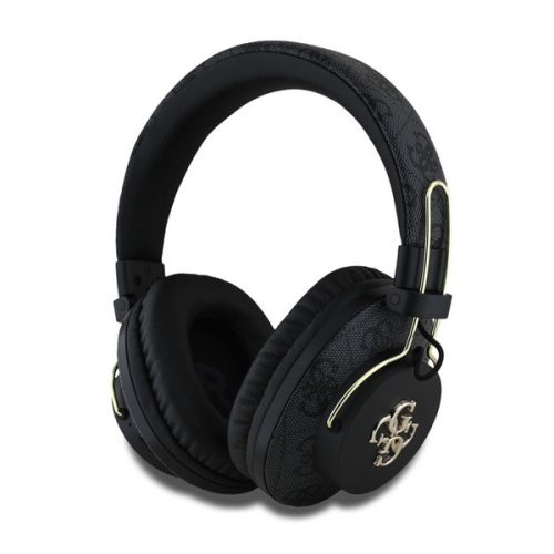 GUESS PU 4G METAL LOGO bluetooth fejhallgató SZTEREO (v5.3, mikrofon, zajszűrő) FEKETE