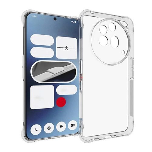 Szilikon telefonvédő (ütésállóság, légpárnás sarok) ÁTLÁTSZÓ