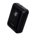 BLITZWOLF BW-P21 vésztöltő Type-C aljzat (10000mAh, 22.5W, 3A, PD gyorstöltő, LED jelzés) FEKETE