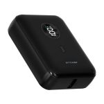 BLITZWOLF BW-P21 vésztöltő Type-C aljzat (10000mAh, 22.5W, 3A, PD gyorstöltő, LED jelzés) FEKETE