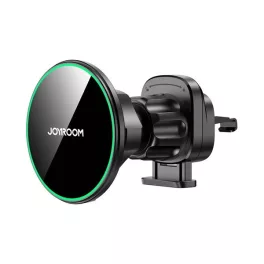   JOYROOM autós tartó (szellőzőre, mágneses, 360°, gyorstöltő, 15W, wireless, Qi2) FEKETE