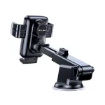 JOYROOM autós tartó (15W, tapadókorongos, műszerfalra, automata, wireless, 4.7-6.8" méret) FEKETE