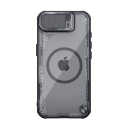 NILLKIN ICEBLADE PROP szilikon telefonvédő (ütésállóság, kameravédő, kitámasztó, MagSafe) FEKETE   NILLKIN ICEBLADE PROP szilikon telefonvédő (ütésállóság, kameravédő, kitámasztó, MagSafe) FEKETE