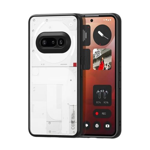 DUX DUCIS AIMO szilikon telefonvédő (ütésállóság, kameravédő, matt) FEKETE