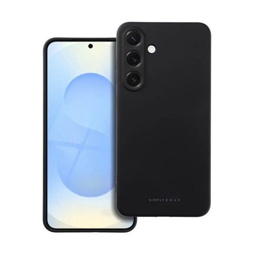 ROAR SPACE szilikon telefonvédő (matt, prémium) FEKETE