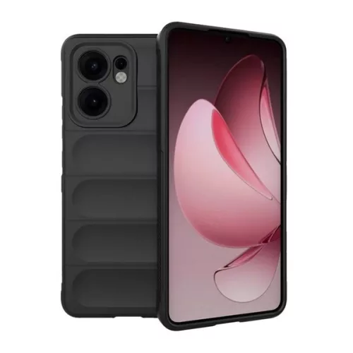 Szilikon telefonvédő (ütésállóság, kameravédő, 3D) FEKETE