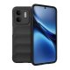 Szilikon telefonvédő (ütésállóság, kameravédő, 3D) FEKETE