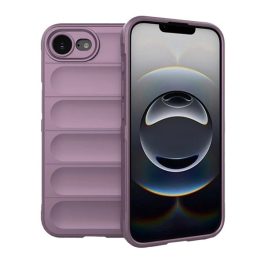   Szilikon telefonvédő (ütésállóság, kameravédő, 3D) LILA