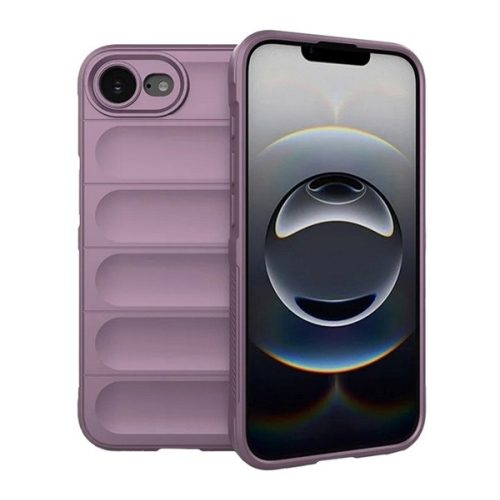 Szilikon telefonvédő (ütésállóság, kameravédő, 3D) LILA