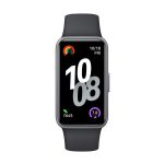 HUAWEI Band 10 okoskarkötő (aktivitásmérő, pulzusmérő, hívásjelzés, vízálló, szilikon szíj) FEKETE