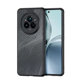   DUX DUCIS AIMO szilikon telefonvédő (ütésállóság, kameravédő, matt, hullám) FEKETE